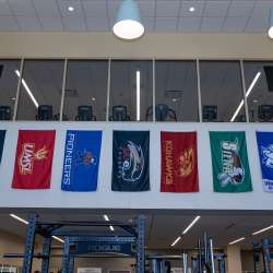 Midwest Fitness Center College Athletes' Flags