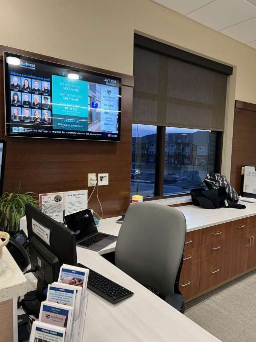 Midwest Fitness Center Registration Desk